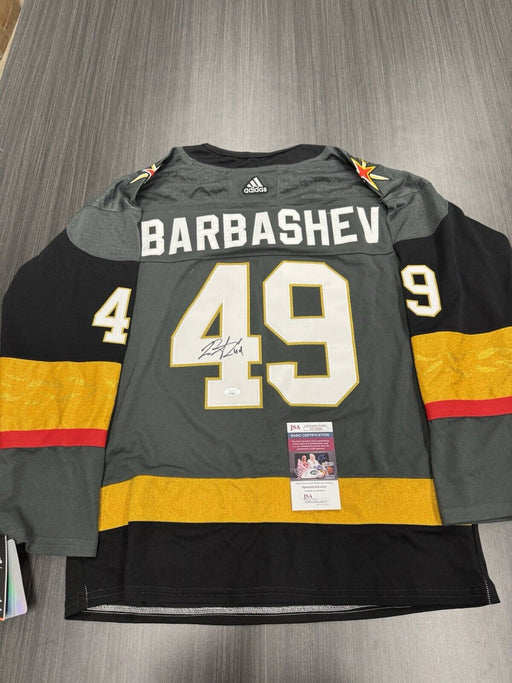 Ivan Barbashev Signed Las Vegas Golden Knights Jersey JSA COA
