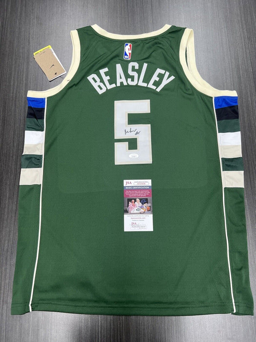 Malik Beasley Signed Milwaukee Bucks Jersey JSA COA