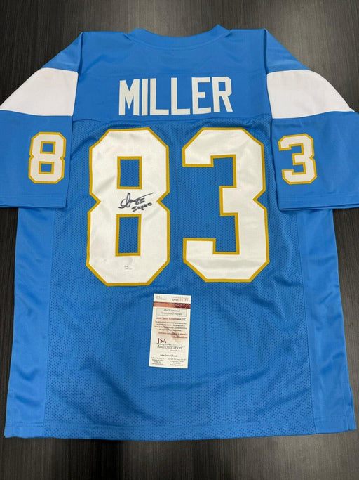 Anthony Miller Signed Los Angeles Chargers Custom Jersey JSA COA