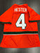 Devin Hester Signed Miami Hurricanes Custom Jersey JSA COA