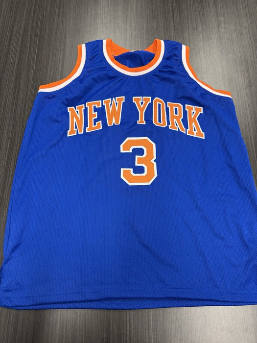John Starks Signed New York Knicks Custom Jersey JSA COA