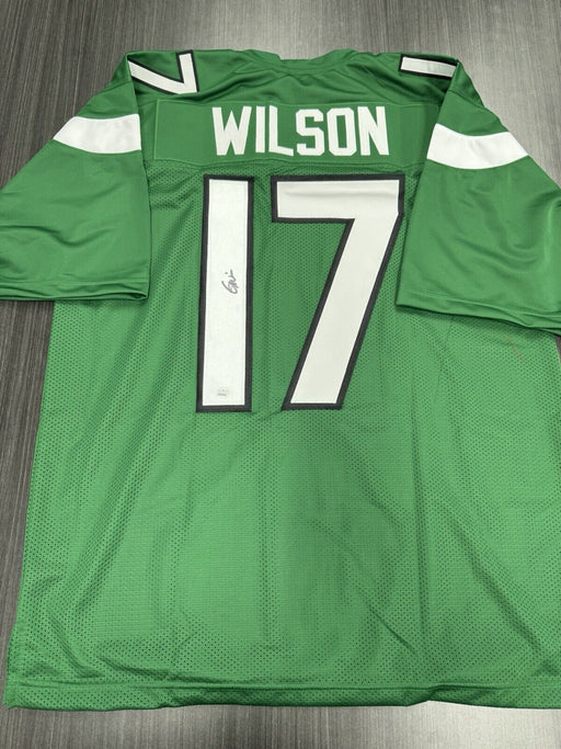 Garrett Wilson Signed New York Jets Custom Jersey JSA COA