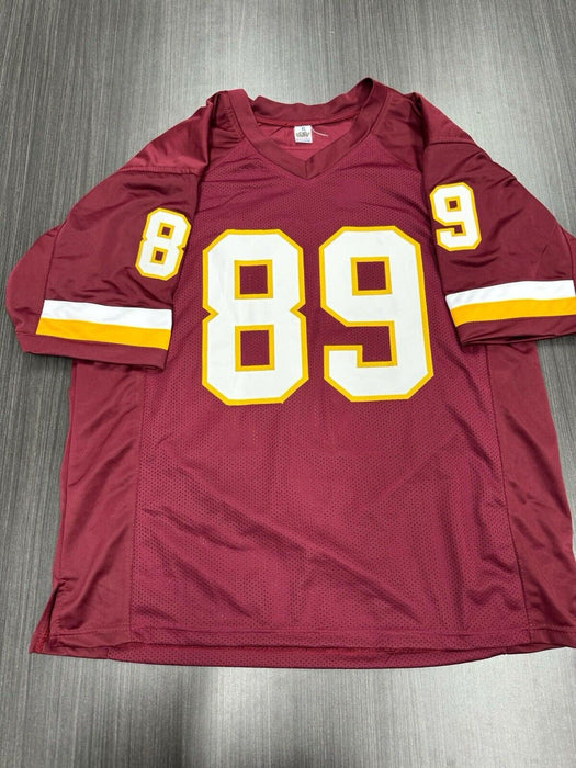 Santana Moss Signed Washington Redskins Custom Jersey Beckett COA