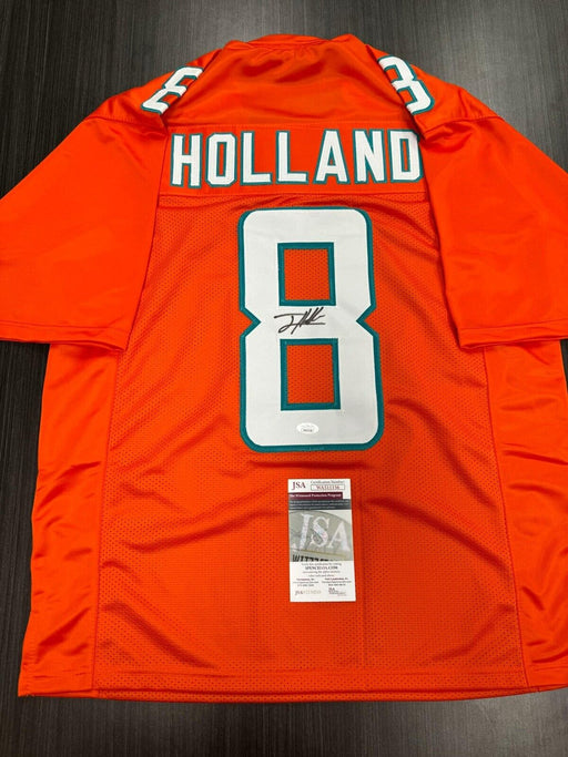 Jevon Holland Signed Miami Dolphins Custom Jersey JSA COA