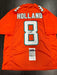 Jevon Holland Signed Miami Dolphins Custom Jersey JSA COA