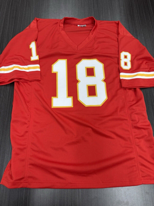 Emmitt Thomas Signed Kansas City Chiefs Custom Jersey JSA COA