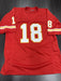 Emmitt Thomas Signed Kansas City Chiefs Custom Jersey JSA COA