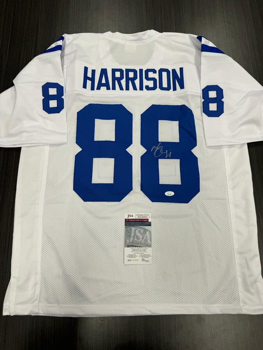 Marvin Harrison Signed Indianapolis Colts Custom Jersey JSA COA