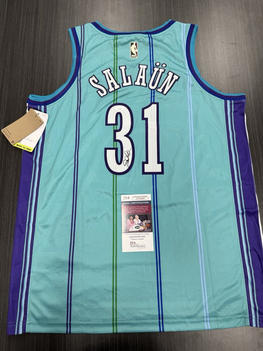 Tidjane Salaun Signed Charlotte Hornets Jersey JSA COA