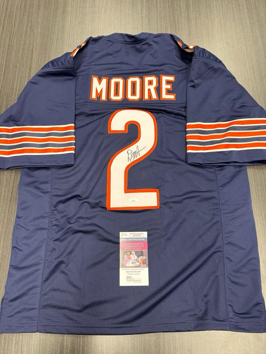 DJ Moore Signed Chicago Bears Custom Jersey JSA COA