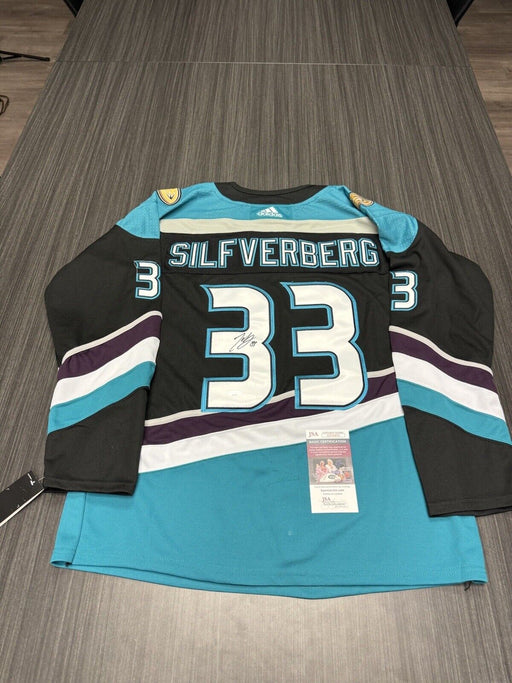 Jakob Silfverberg Signed Anaheim Ducks Jersey JSA COA