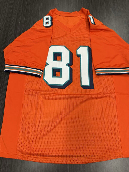 OJ McDuffie Signed Miami Dolphins Custom Jersey JSA COA