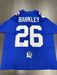 Saquon Barkley Signed New York Giants Custom Jersey Beckett COA