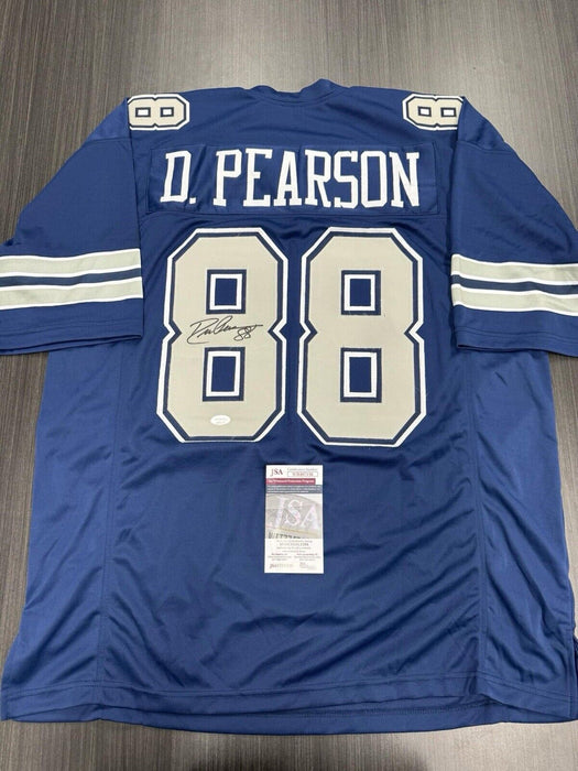 Drew Pearson Signed Dallas Cowboys Custom Jersey JSA COA