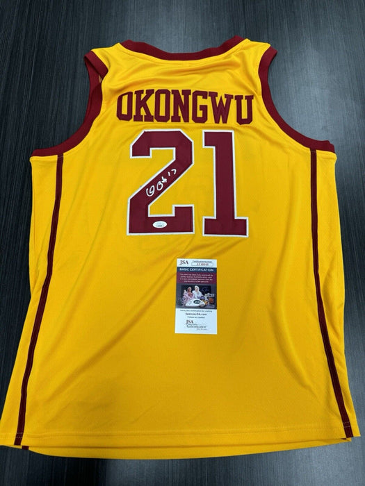 Onyeka Okongwu Signed USC Trojans Jersey JSA COA