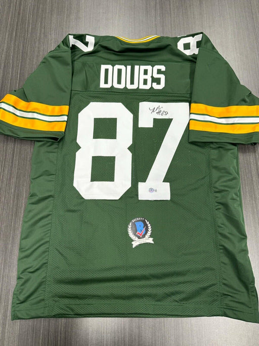 Romeo Doubs Signed Green Bay Packers  Custom Jersey Beckett COA