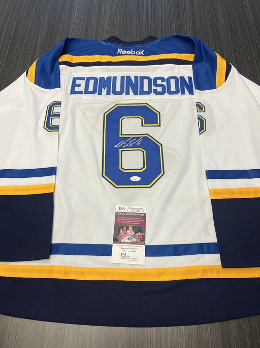 Joel Edmundson Signed St. Louis Blues Jersey JSA COA