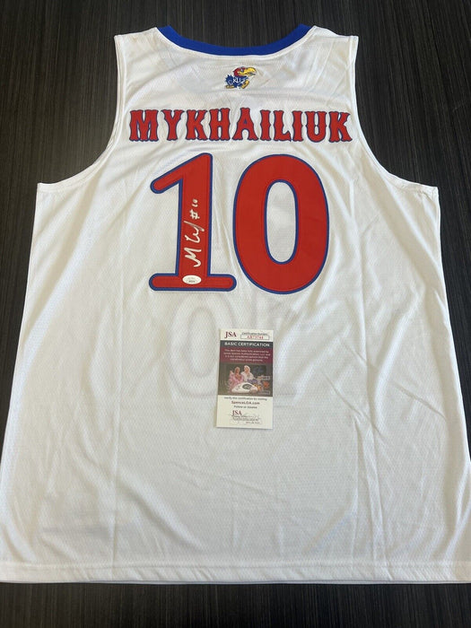 Svi Mykhailuk Signed Kansas Jayhawks Jersey JSA COA