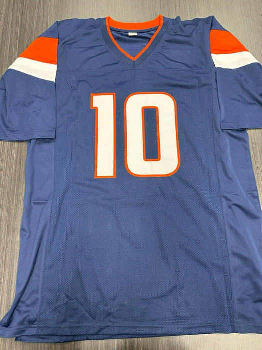 Bo Nix Signed Denver Broncos Custom Jersey Beckett COA