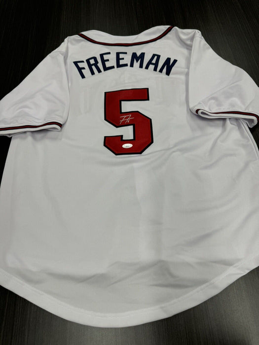 Freddie Freeman Signed Atlanta Braves Custom Jersey JSA COA