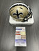 Bryan Breese Signed New Orleans Saints Mini Helmet JSA COA