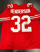 Treveyon Henderson Signed Ohio State Buckeyes Custom Jersey Beckett COA