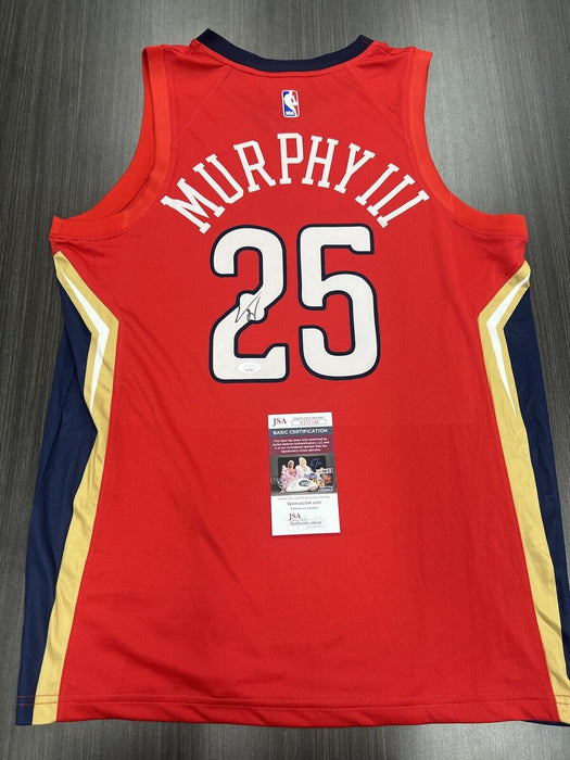 Trey Murphy Signed New Orleans Pelicans Jersey JSA COA