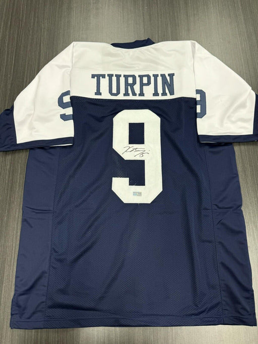 Kavontae Turpin Signed Dallas Cowboys Custom Jersey JSA COA