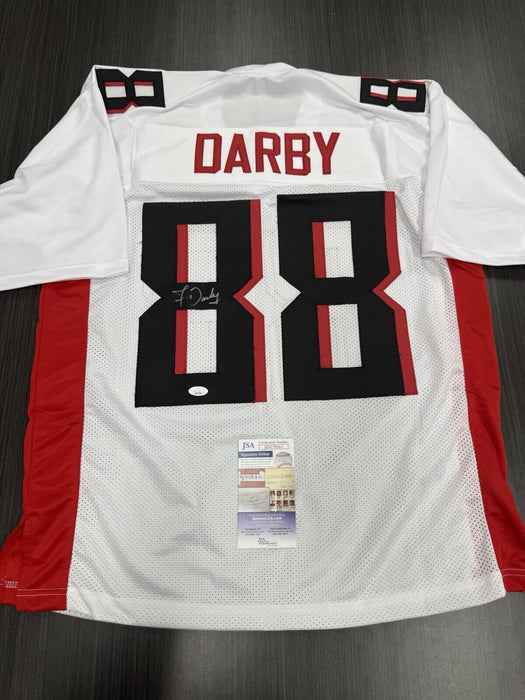 Frank Darby Signed Atlanta Falcons Custom Jersey JSA COA