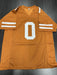 Ja’Tavion Sanders Signed Texas Longhorns Custom Jersey Beckett COA