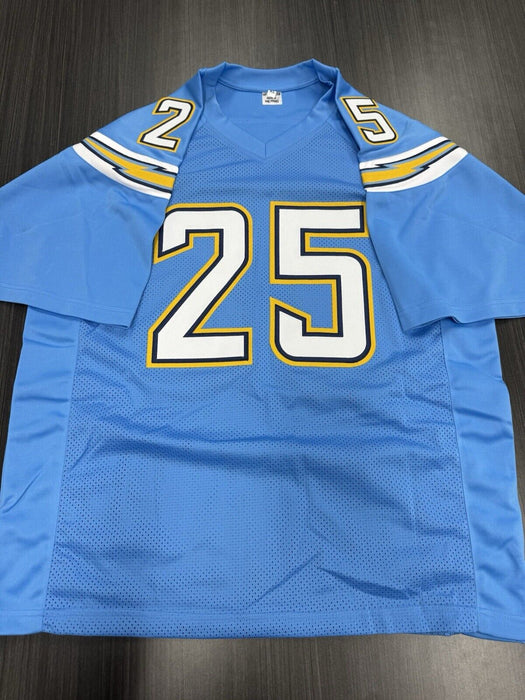 Melvin Gordon Signed San Diego Chargers Custom Jersey COA