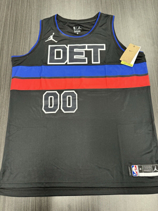 Ron Holland Signed Detroit Pistons Jersey JSA COA