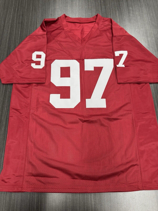 Simeon Rice Signed Arizona Cardinals Custom Jersey Beckett COA