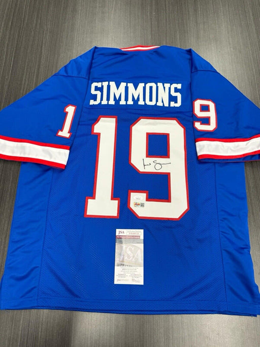 Isaiah Simmons Signed New York Giants Custom Jersey JSA COA