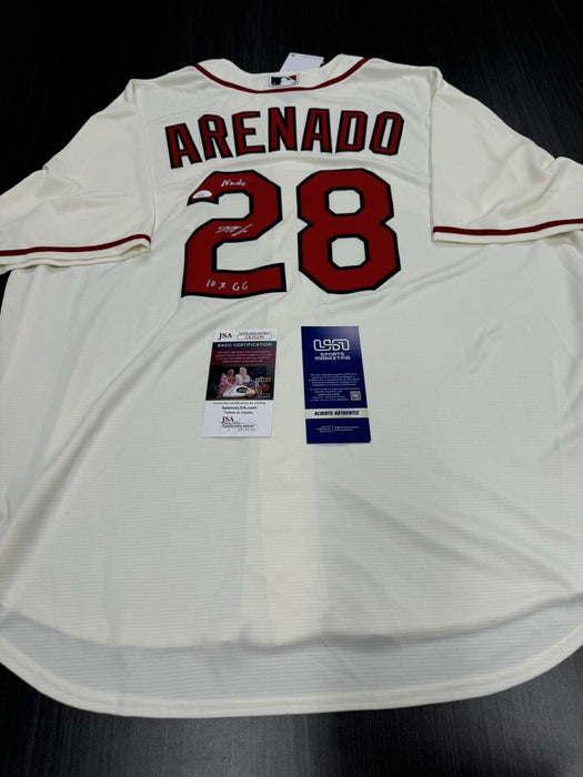 Nolan Arenado Signed St Louis Cardinals Custom Jersey JSA COA