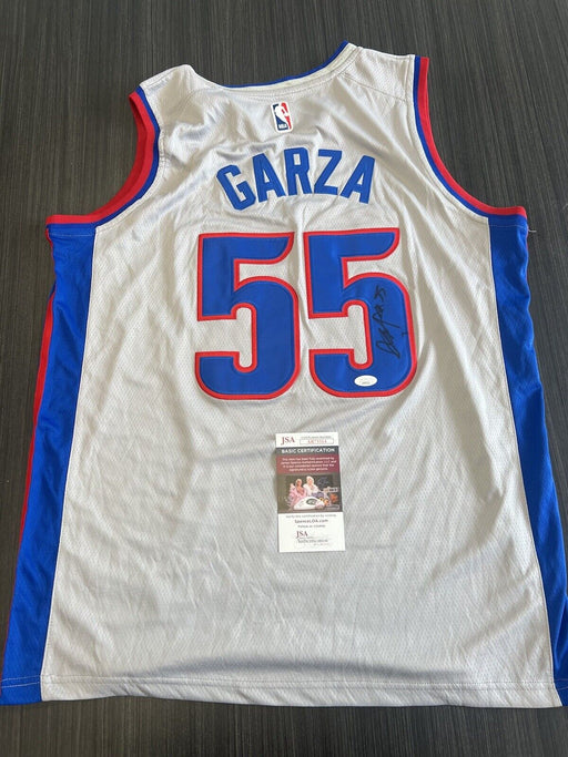 Luka Garza Signed Detroit Pistons Jersey JSA COA