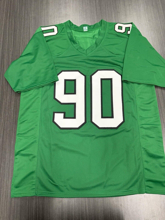 Jordan Davis Signed Philadelphia Eagles Custom Jersey Beckett COA