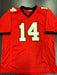 Brad Johnson Signed Tampa Bay Buccaneers  Custom Jersey JSA COA