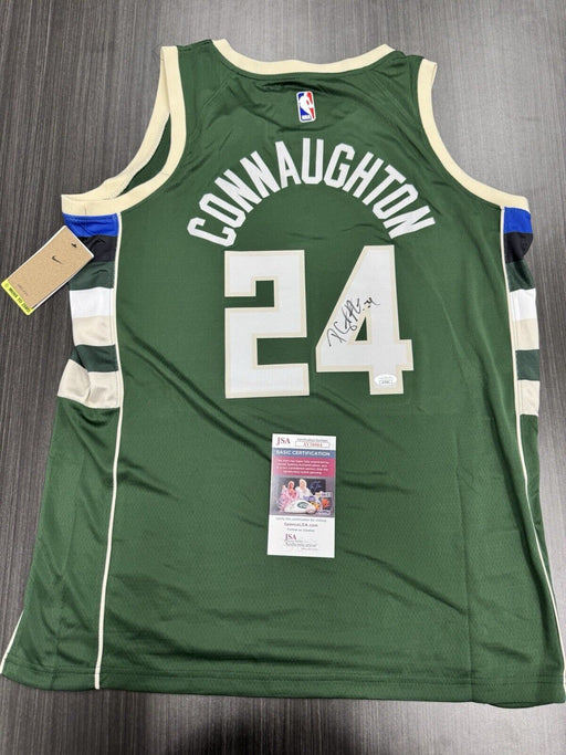 Pat Connaughton Signed Milwaukee Bucks Jersey JSA COA