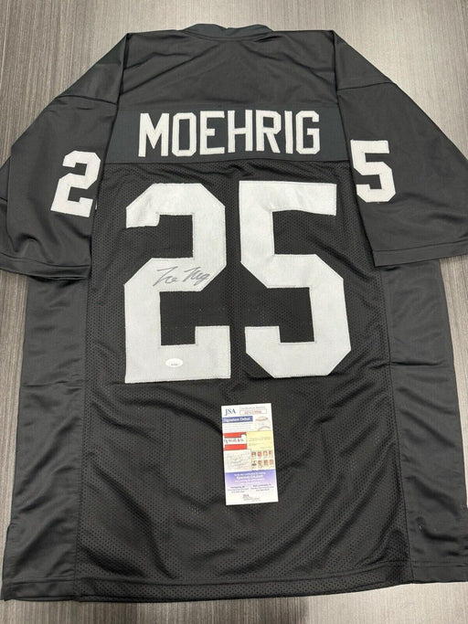 Trevon Moehrig Signed Oakland Raiders Custom Jersey JSA COA