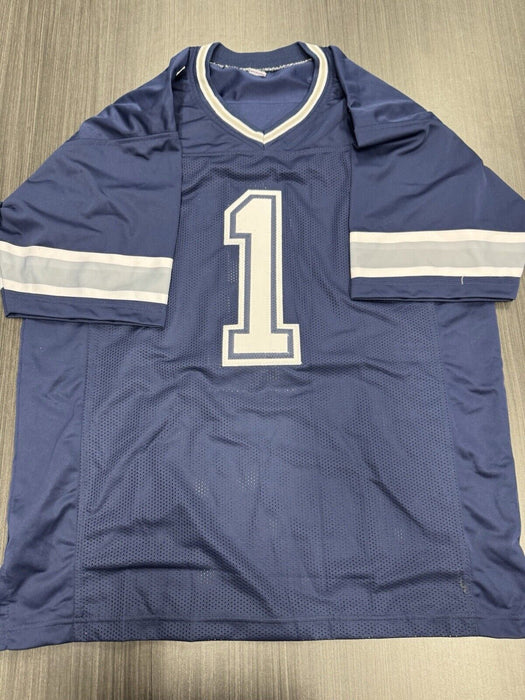 Jalen Tolbert Signed Dallas Cowboys Custom Jersey Beckett COA