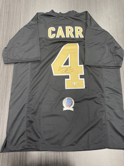 Derek Carr Signed New Orleans Saints Custom Jersey Beckett COA