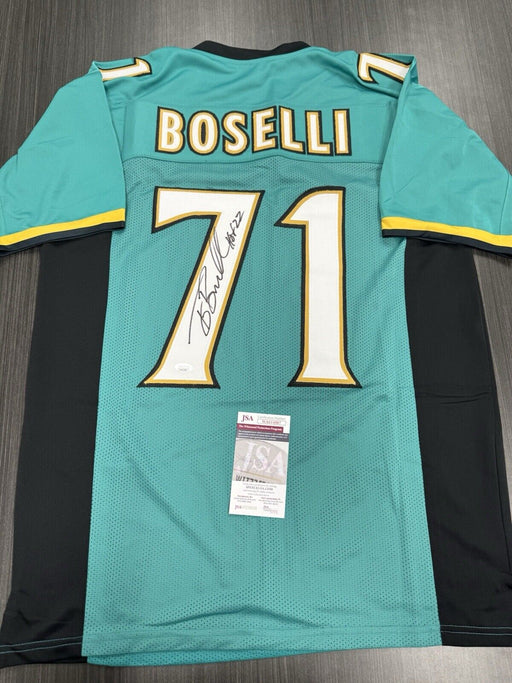 Tony Boselli Signed Jacksonville Jaguars Custom Jersey JSA COA