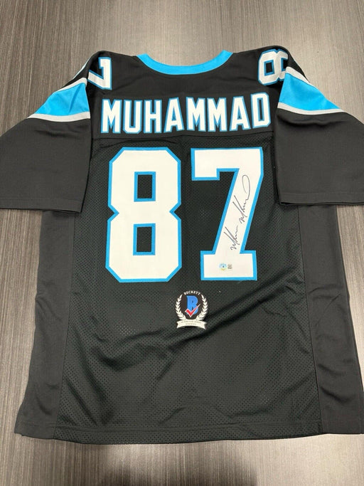 Muhsin Muhammad Signed Carolina Panthers Custom Jersey Beckett COA