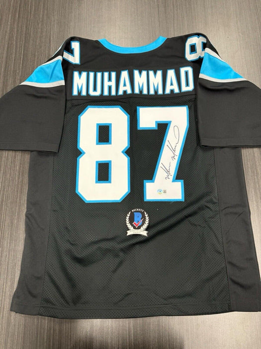 Muhsin Muhammad Signed Carolina Panthers Custom Jersey Beckett COA