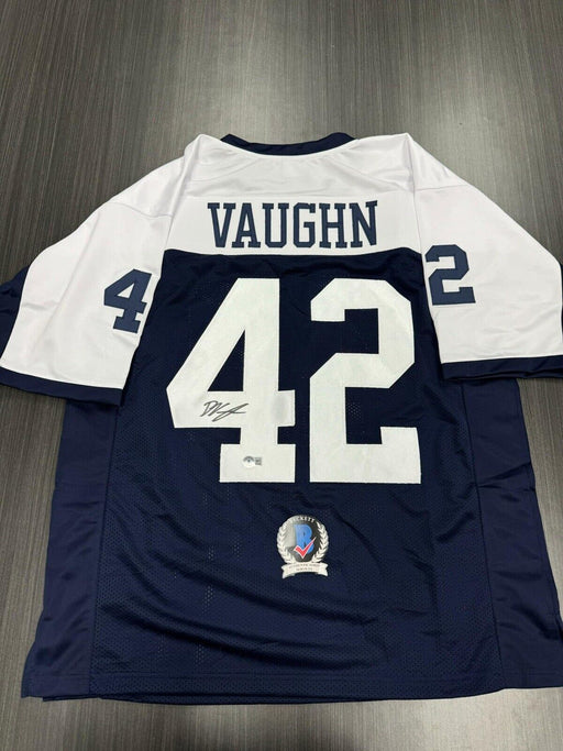 Deuce Vaughn Signed Dallas Cowboys Custom Jersey Beckett COA