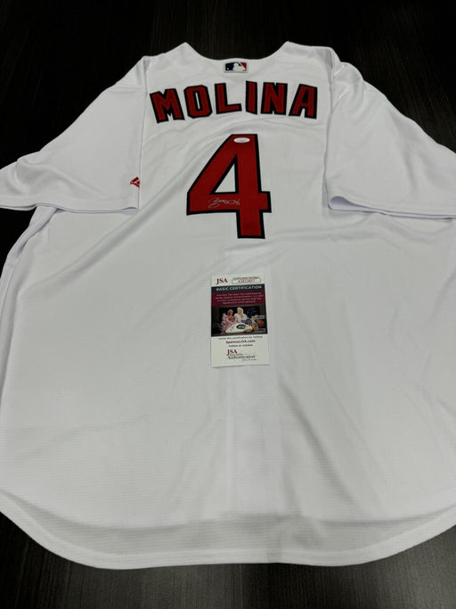 Yadier Molina Signed St Louis Cardinals Custom Jersey JSA COA