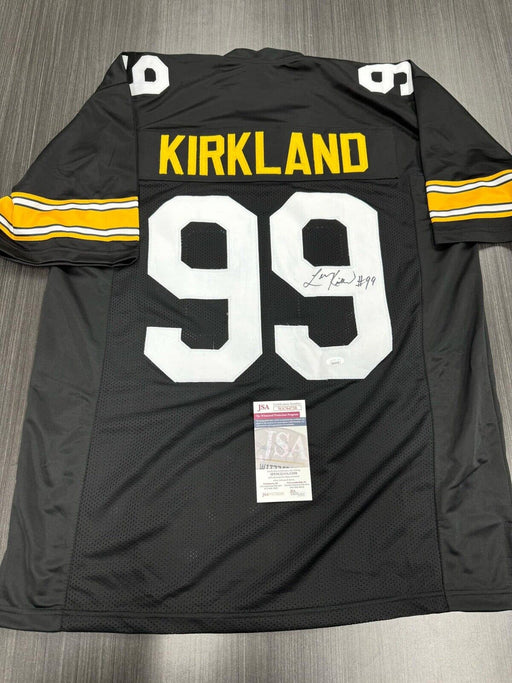 Levon Kirkland Signed Pittsburgh Steelers Custom Jersey JSA COA