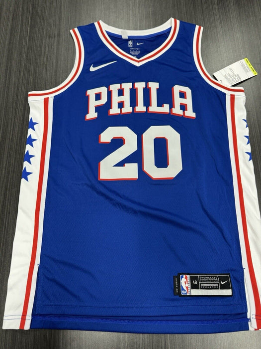 Jared McCain Signed Philadelphia 76ers Jersey JSA COA