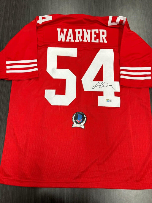 Fred Warner Signed San Francisco 49ers Custom Jersey Beckett COA